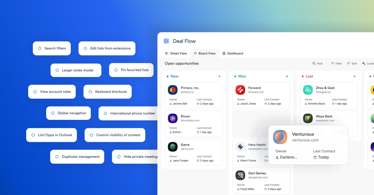 New Affinity features to optimize and scale your dealmaking